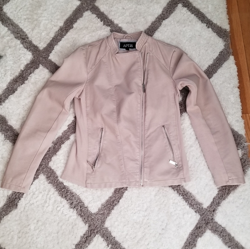 Faux leather jacket